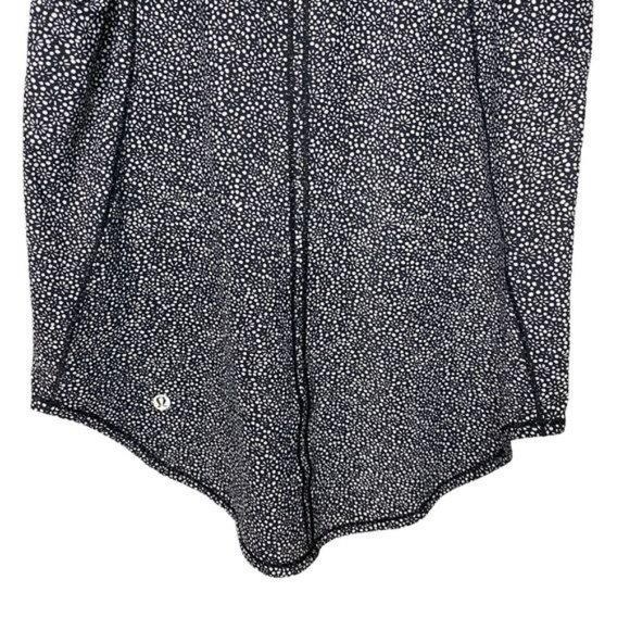 Lululemon Sculpt Black/White Freckle Flower Floral Print Sleeveless Tank Top 6 - Picture 7 of 9